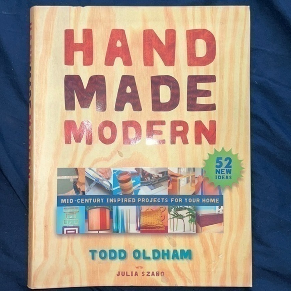Hand made modern Todd Oldham book